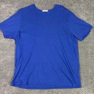 Marine Layer Signature Crew Tee T Shirt Men's XL Blue Supima Cotton Short Sleeve